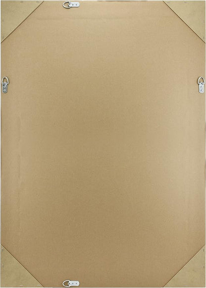 MCS 29.5x41.5 Large Wall Mirror, Classic Black Mirror, Vertical & Horizontal - Image 4