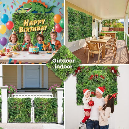 Artificial Grass Wall Roll 40"x120", 3D Green Grass Wall - Image 6