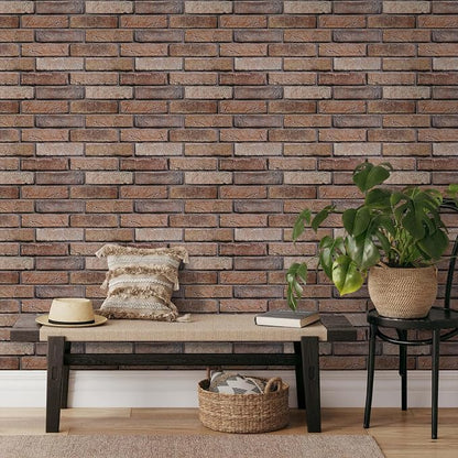 Commomy 3D Peel and Stick Brick, Ultralight Thin PVC Faux Brick Wall Panels - Image 9