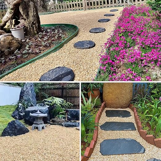 10lbs Peach Pebbles for Plants, 3/8inch Small Rocks for Succulent Cactus Plants, Natural Polished Pebbles, River Rocks for Plants, Vases, Garden