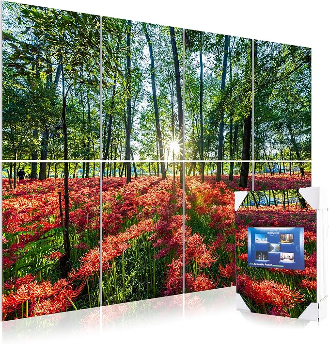 Mollywell Art Acoustic Panels, Sound Proofing, Wall Decoration, Suitable by Mollywell