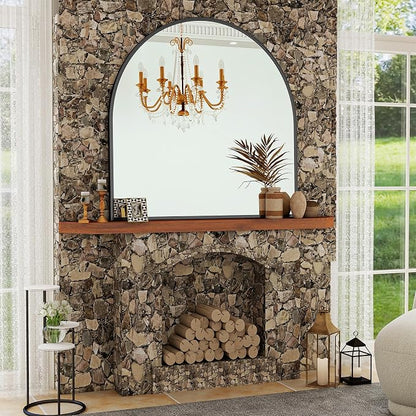 VooBang Wide Arched Wall Mirror, 38 x 40 inch Arch Bathroom Mirror, Wall - Image 6