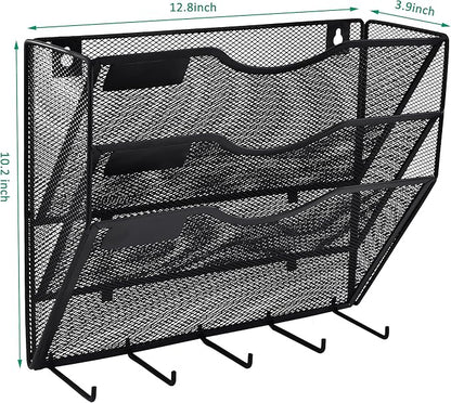 EASEPRES 3 Pocket Mesh Hanging File Organizer - Image 2