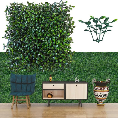 ODTORY Artificial Grass Wall Panel Backdrop, 10 X 10 in 24P UV-Anti Greenery by ODTORYHOME