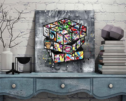 SIXTTART Banksy Canvas Wall-Art - Image 5