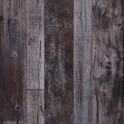 WENMER 17.71" x 590" Grey Wood Peel and Stick Shiplap Self Adhesive Wallpaper by WENMER