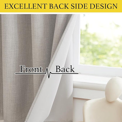 NICETOWN Valances for Bedroom, Farmhouse Windows Blackout Thermal Insulated - Image 3