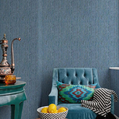 JiffDiff Woven Wallpaper Peel and Stick 17.3" x 120" Colorful Paint Grasscloth - Image 5