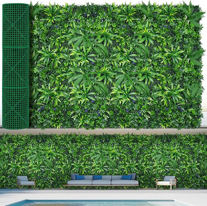 Grass Wall Panels, Fake Greenery Plant Decor by EverNature