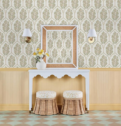 NuWallpaper x Society Social Floral Bazaar Ochre Peel and Stick Wallpaper - Image 2