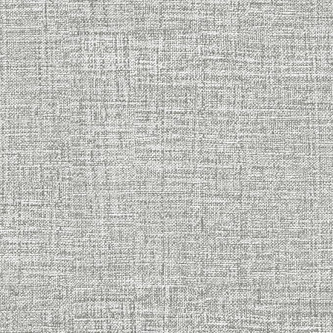 Amiya Grasscloth Grey Wallpaper 17.3"x120" Peel and Stick Faux Fabric Linen by AMIYApeelandstickwallpaper