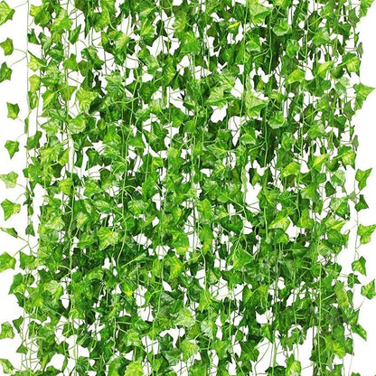 CQURE 72 Pack 504Ft Artificial Ivy Fake Vines, Ivy Garland Greenery Garland by CQURE