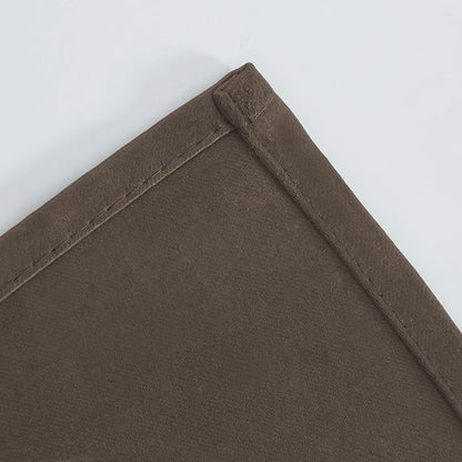 LEMOMO Blackout Curtains 52 x 45 inch/Chocolate Brown Curtains Set of 2 - Image 7