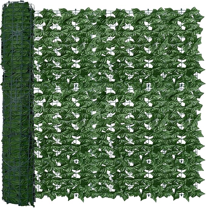 ODTORY Artificial Fence Privacy Screen: 4FT x 50FT UV-Anti Faux Greenery by ODTORYHOME