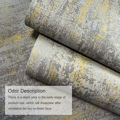 JiffDiff Vintage Metallic Peel and Stick Wallpaper Self Adhesive Industrial - Image 6