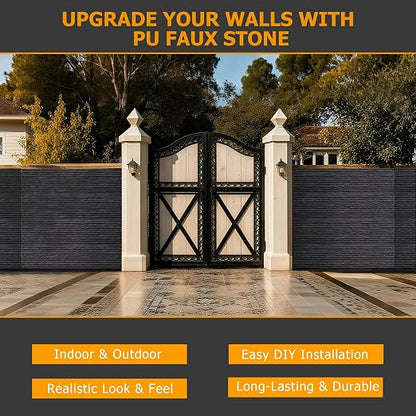 ROOMTEC 1-Pack Faux Stone Wall Covering Panels - Image 7