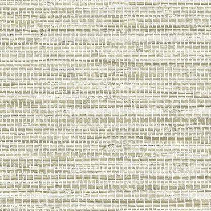 JiffDiff Grasscloth Wallpaper Peel and Stick, 17.3"x472" Cream Grassweave Stick by wallpaper