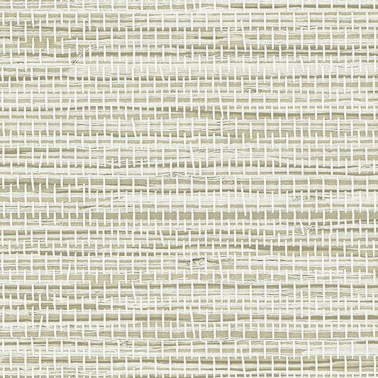 JiffDiff Grasscloth Wallpaper Peel and Stick, 17.3"x472" Cream Grassweave Stick by wallpaper