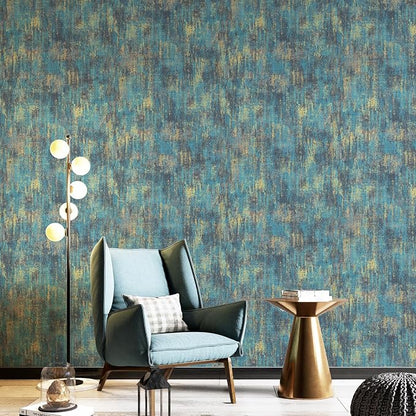 JiffDiff Vintage Metallic Peel and Stick Wallpaper Industrial Metallic Concrete - Image 4