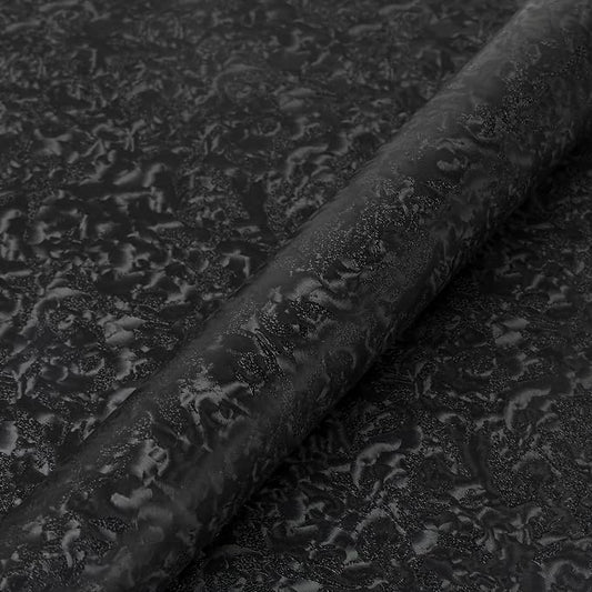 Abyssaly Black Textured Peel and Stick Wallpaper by Abyssaly