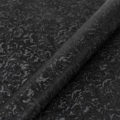 Abyssaly Black Textured Peel and Stick Wallpaper by Abyssaly