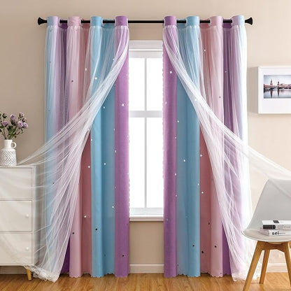 XiDi Dream Star Blackout Curtains by Addsomecolortolife