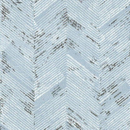 Livelynine Blue Fabric Wallpaper Peel and Stick Prepasted Herringbone Faux - Image 7