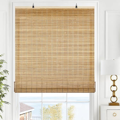 LazBlinds Cordless Bamboo Blinds, Roll Up Shades by LazBlinds