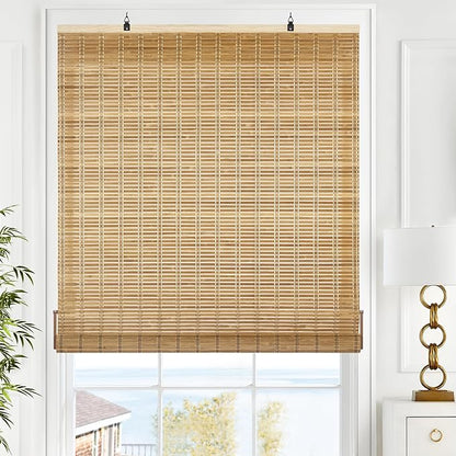 LazBlinds Cordless Bamboo Blinds, Roll Up Shades by LazBlinds