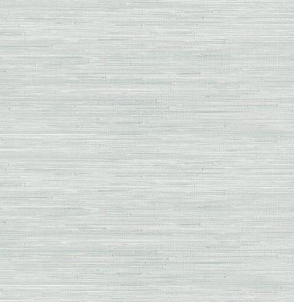 NuWallpaper x Social Social Whisper Blue Classic Faux Grasscloth Peel & Stick by NuWallpaper