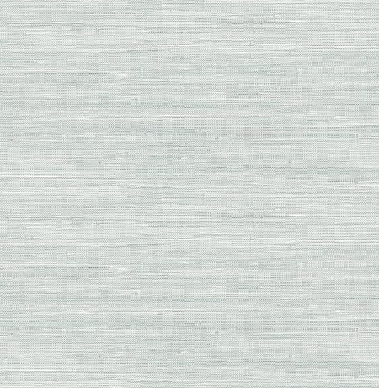 NuWallpaper x Social Social Whisper Blue Classic Faux Grasscloth Peel & Stick by NuWallpaper