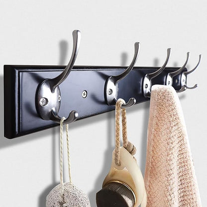 IBosins 12 Pack Silver Coat Hooks Wall Mounted - Image 4
