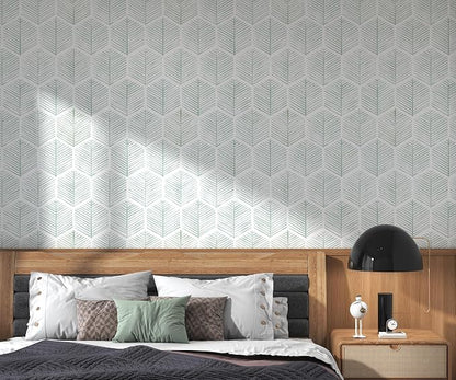 Modern Peel and Stick Wallpaper 17.3''×393'' Geometric Wallpaper Boho Contact - Image 6