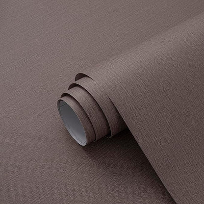 24"x393" Brown Grasscloth Peel and Stick Fabric Textured Contact Paper Linen - Image 9
