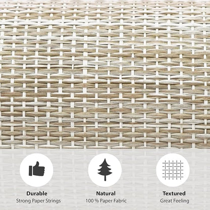 Ansehan Wallcovering W402 Marbletile Collection 36" W x 8 Yard L, Natural Paper - Image 7