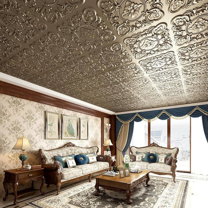 Art3dwallpanels 12 Pack Drop Ceiling Tiles, 24 x 24 Inch High Grade PVC 3D Wall - Image 5