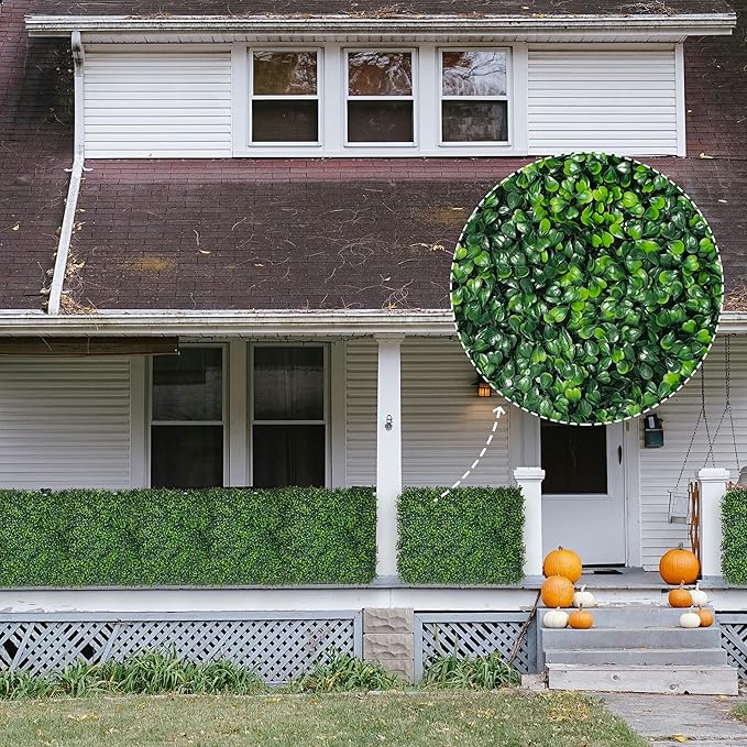 Artificial Ivy Privacy Fence Screen: 60"x 140" 4-Layer Leaf UV-Anti Faux - Image 5