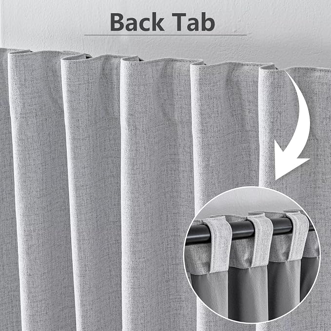 IGEMAEVE 100% Blackout Curtains 90 Inches Long - Image 3