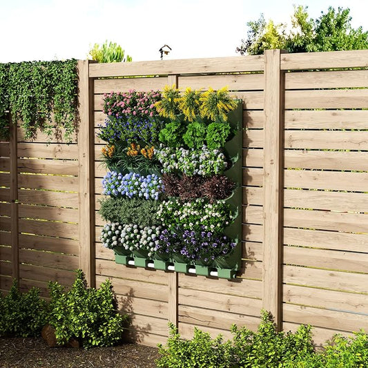 Self Watering Wall Mounted Vertical Planter, 36 Pots Wall Planter Indoor - Image 2