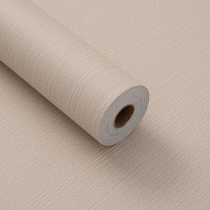 Haimin Fabric Wallpaper Textured Contact Paper Peel and Stick Faux Linen Wall - Image 9