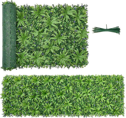 VEVOR Artificial Plant Wall, 40 x 120 in Artificial Boxwood Panels, Sun by VEVOR