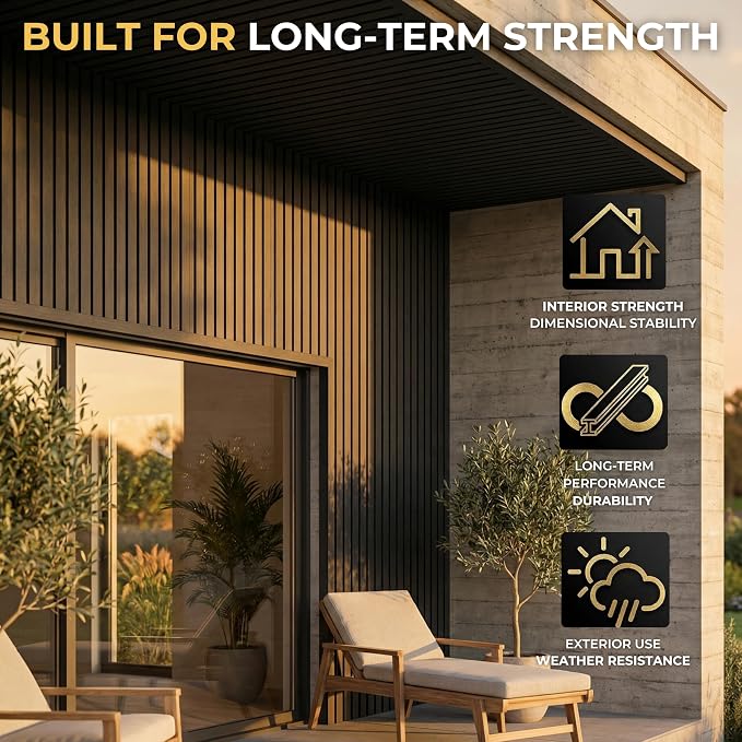 From Plain to Beautiful in Hours WPC Exterior Wall Slat Panels Waterproof - Image 6