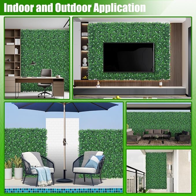 EverNture 71"x144" Grass Wall Panels, Artificial Grass Backdrop, Fake Greenery - Image 6