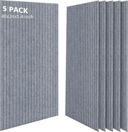 Acoustic Panels, 5 Pack Sound Panels Noise Reducing by AUTORIFIC