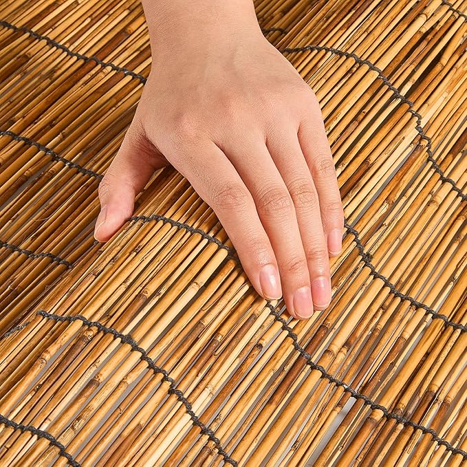 Bamboo Fencing–Handwoven, Bamboo wall Panel Outdoor Privacy Reed Screening - Image 4