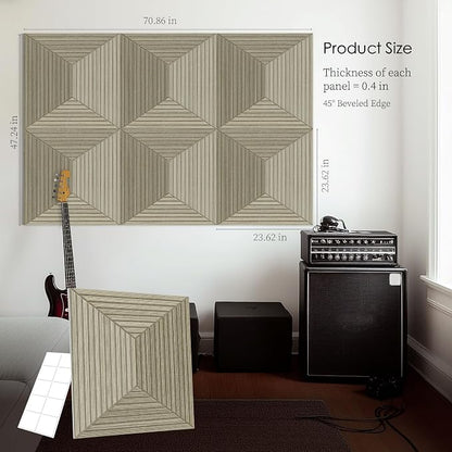 JaneTech Art Acoustic Panels Sound Absorbing Panels, Sound Absorbing Wall Art - Image 4