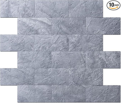 Art3d 10-Pack Peel and Stick Backsplash Tile by Art3d