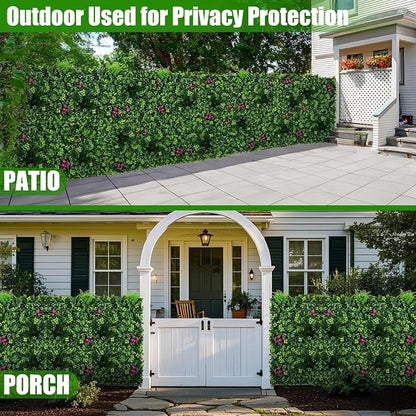 Artificial Grass Wall Panels, UV-Anti Fake Greenery Plant Boxwood Panels - Image 7