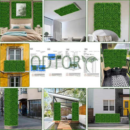 ODTORY Artificial Plants Hedge Wall Panels：40x120 Inch UV-Anti Greenery Boxwood - Image 6