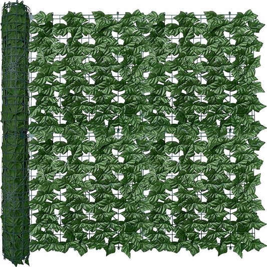 ODTORY Artificial Ivy Privacy Fence Wall Screen: 40X100 in UV-Anti Faux by ODTORYHOME